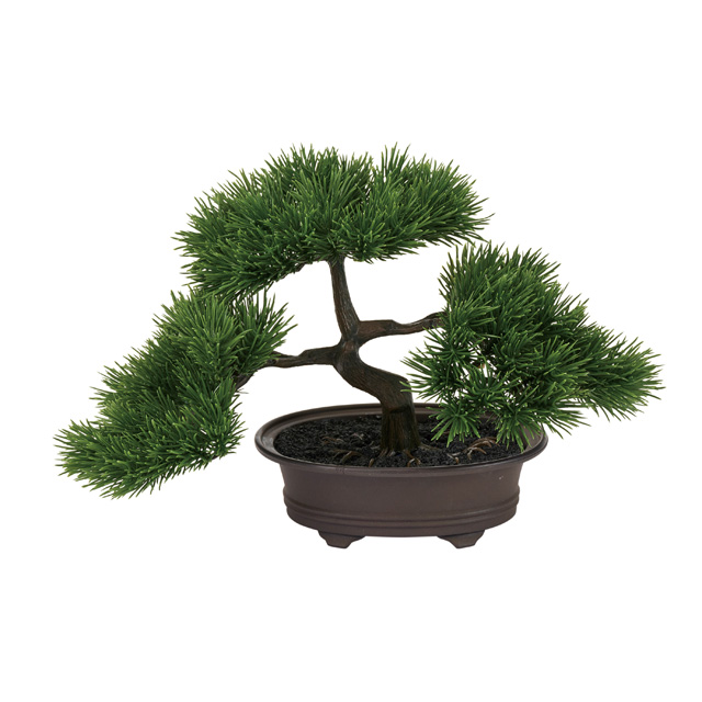 人工観葉植物 フェイクグリーン 黒松盆栽 ミニ インテリア 和モダン 置物 お手入れ不要